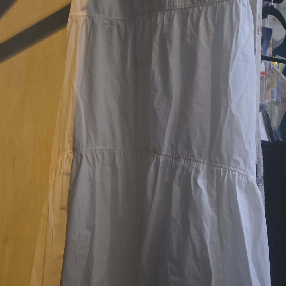 COS White Maxi Skirt